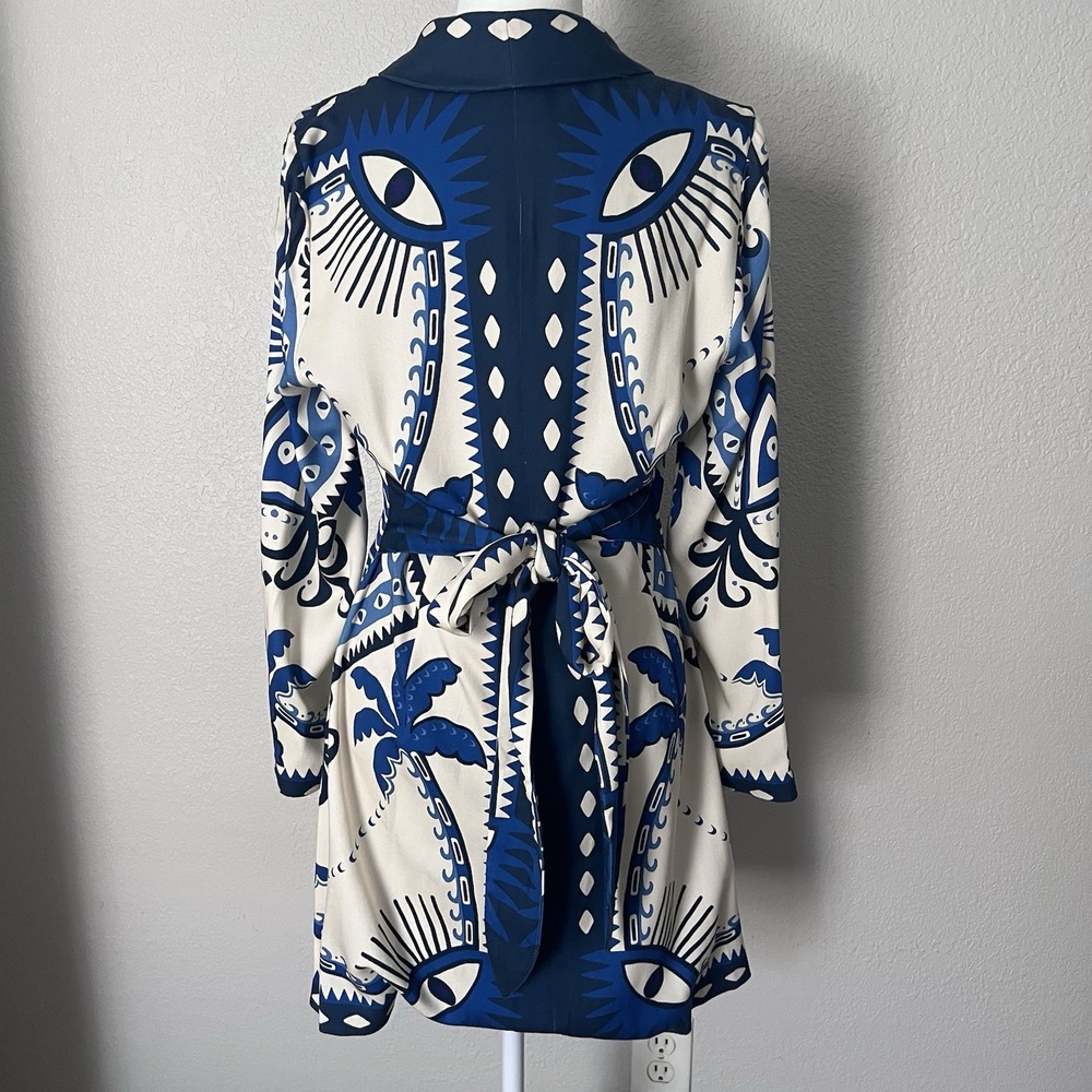 NWOT FARM RIO For Anthropologie Long Sleeve Blazer Dress Size Small MSRP $210 - Picture 3 of 12